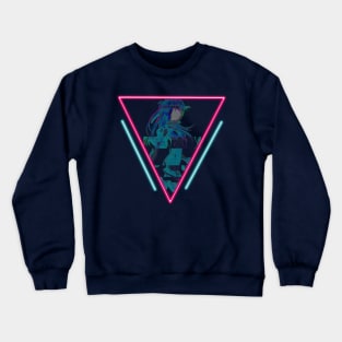 Evangelion Retro Glitch Crewneck Sweatshirt